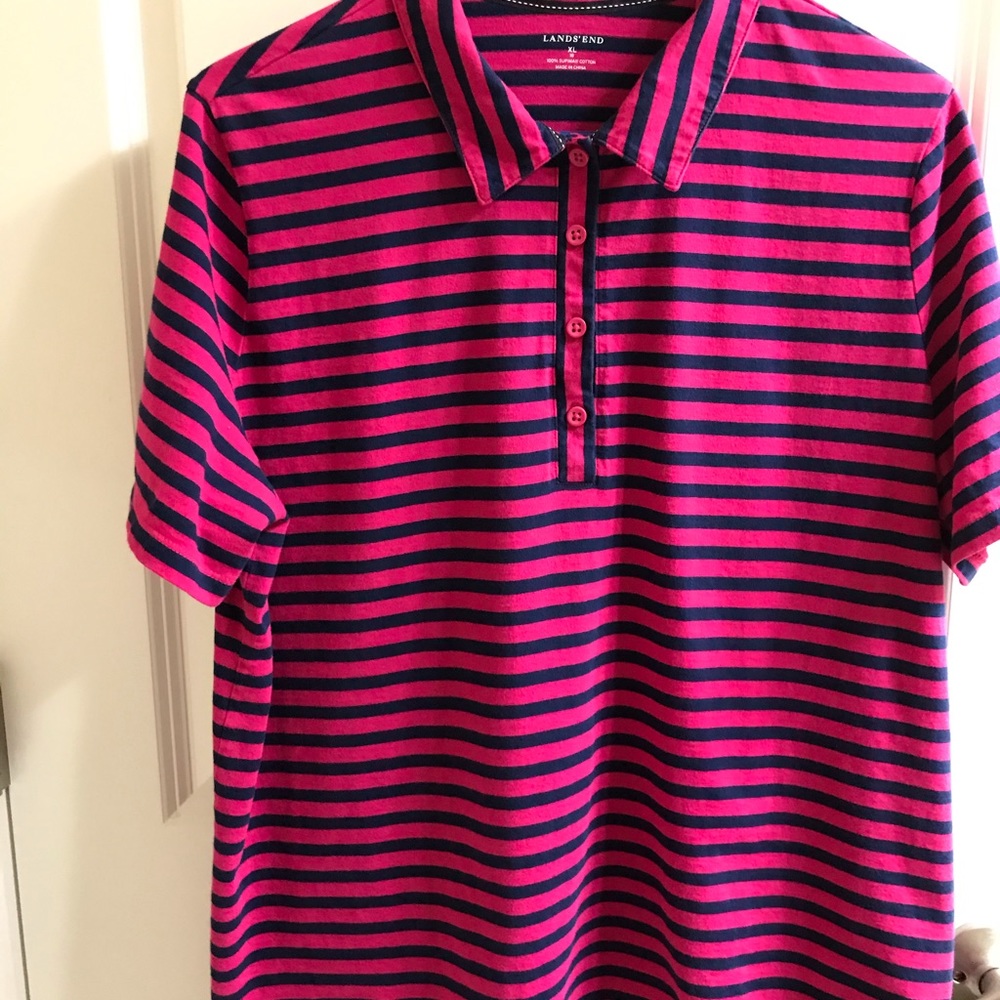 Lands End Woman’s Short Sleeve Polo